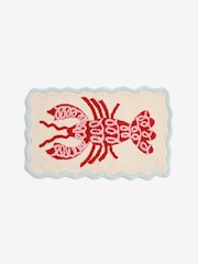 Multicolour Lobster 100% Cotton Bath Mat - Image 2 of 3