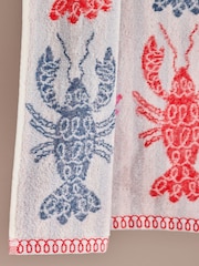 Lobster Print 100% Cotton Towel - Imagen 4 de 6