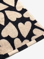 Heart Print 100% Cotton Towel - Imagen 6 de 6