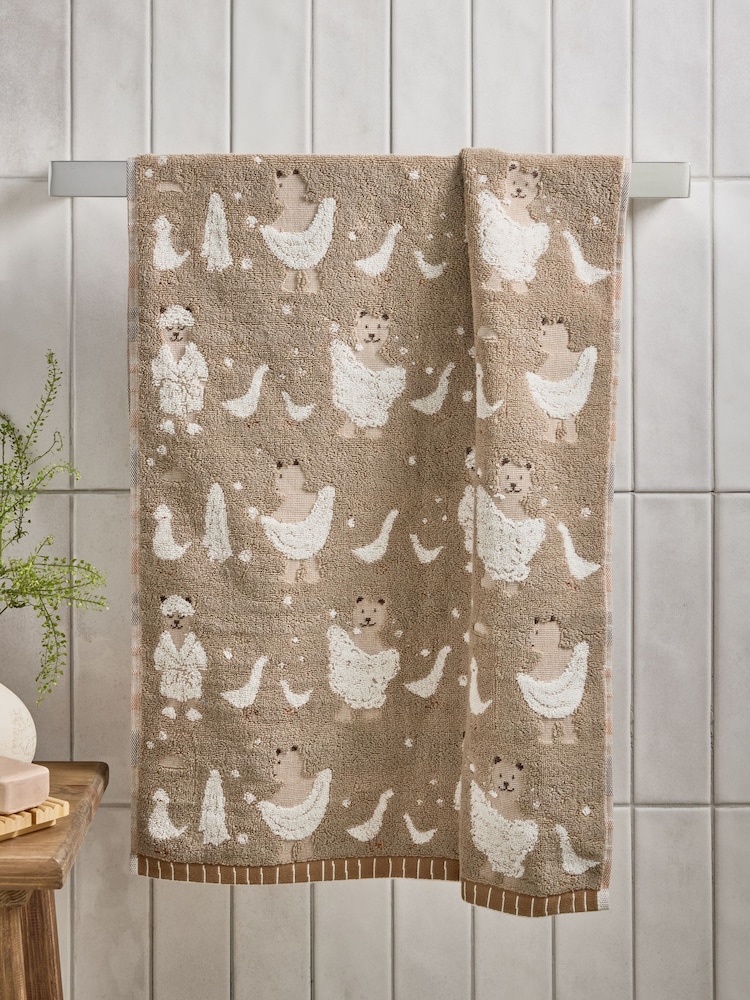 100% Cotton Bertie Woodland Spa Towel - Imagen 1 de 6 100% Cotton Bertie Woodland Spa Towel - Imagen 1 de 6