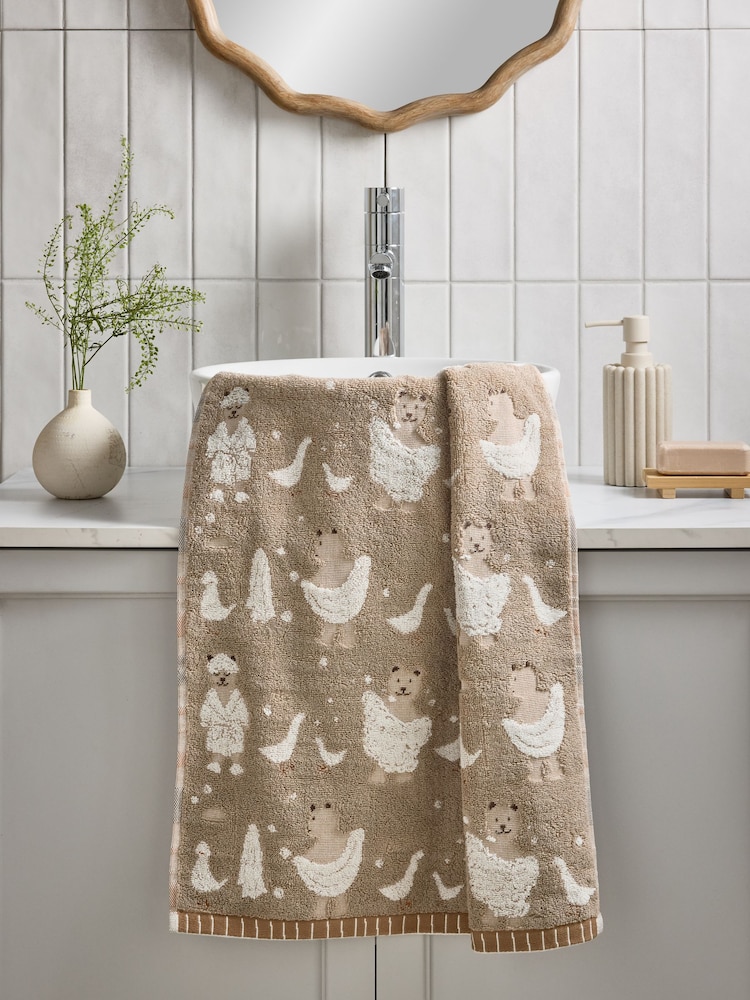 100% Cotton Bertie Woodland Spa Towel - Imagen 2 de 6 100% Cotton Bertie Woodland Spa Towel - Imagen 2 de 6