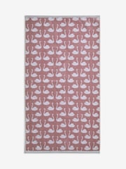Pink Swan 100% Cotton Towel - Image 2 of 4