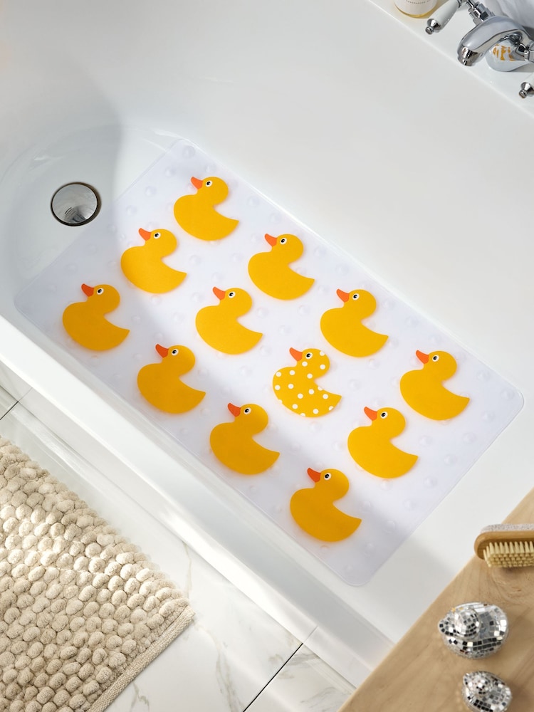 Yellow Duck Plastic Bath Mat - Image 1 of 3