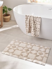 Natural Geo Bath Mat - Image 1 of 3