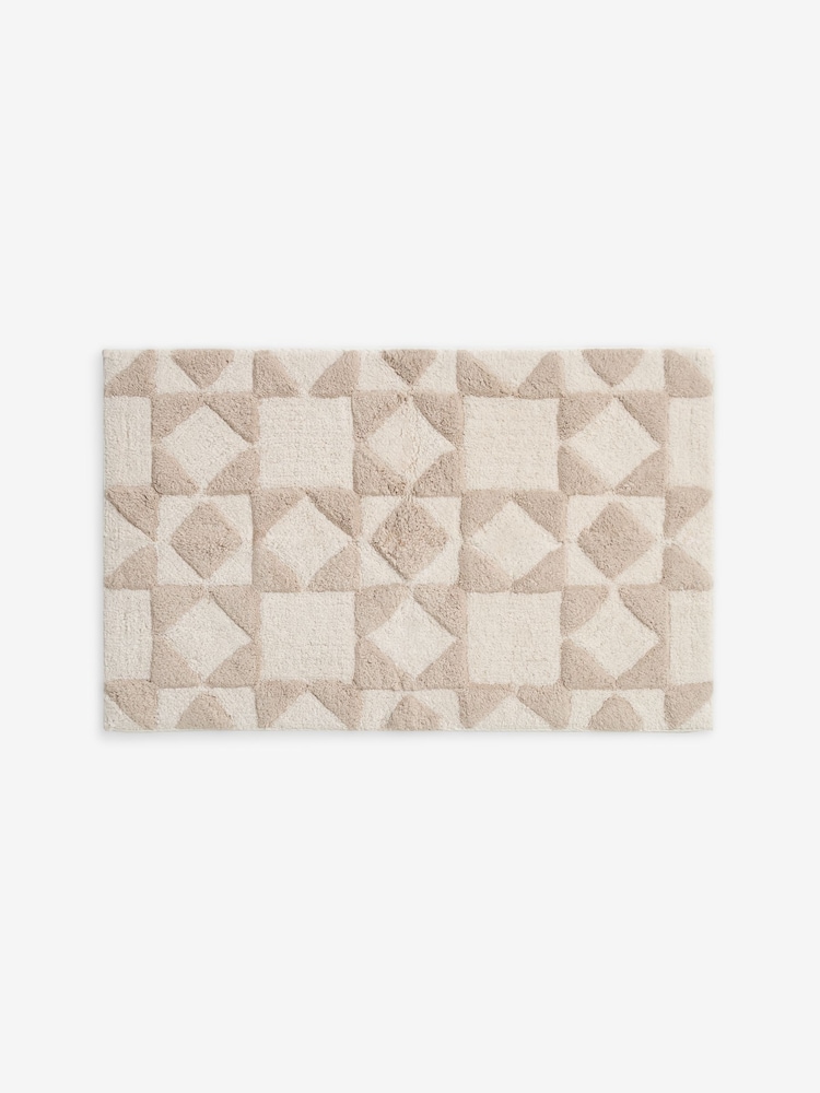 Natural Geo Bath Mat - Image 2 of 3 Natural Geo Bath Mat - Image 2 of 3