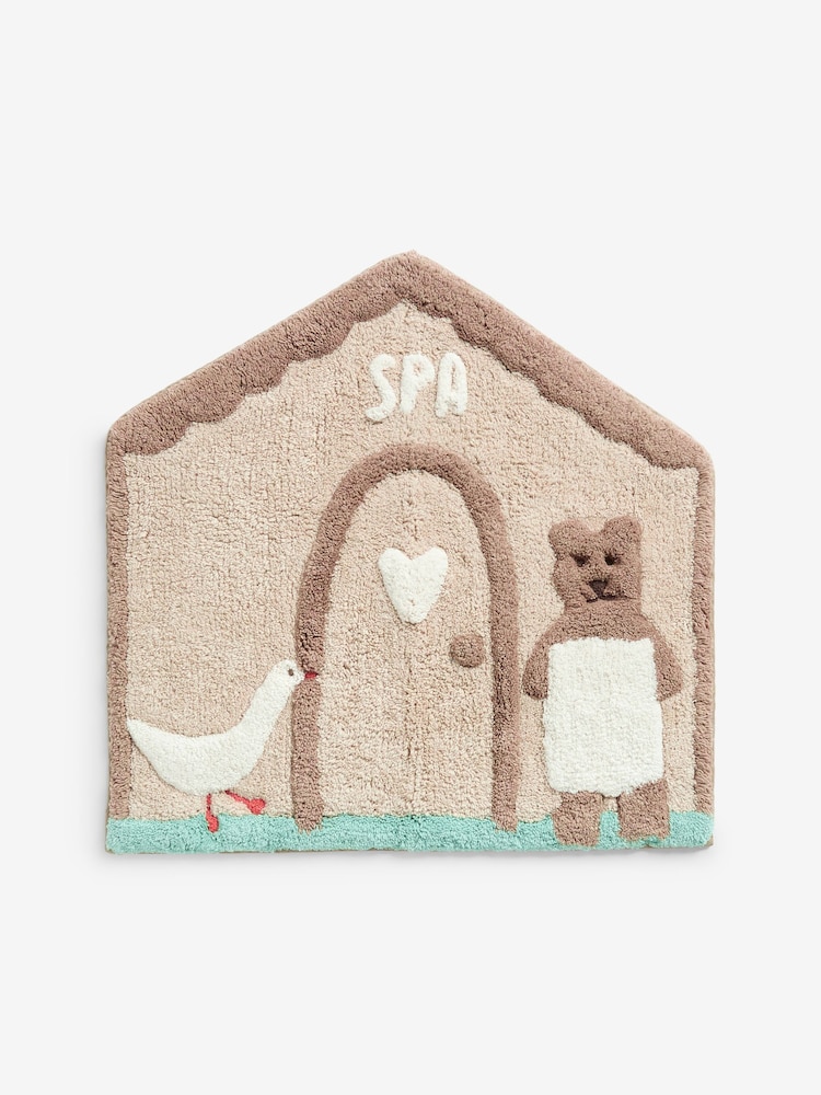 Natural 100% Cotton Bertie Woodland Shower Spa - Image 3 of 3 Natural 100% Cotton Bertie Woodland Shower Spa - Image 3 of 3