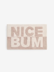 Slogan Nice Bum 100% Cotton Mat - Imagen 4 de 4