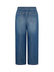 Yours Curve Blue Pull On Jeans - Image 6 of 6