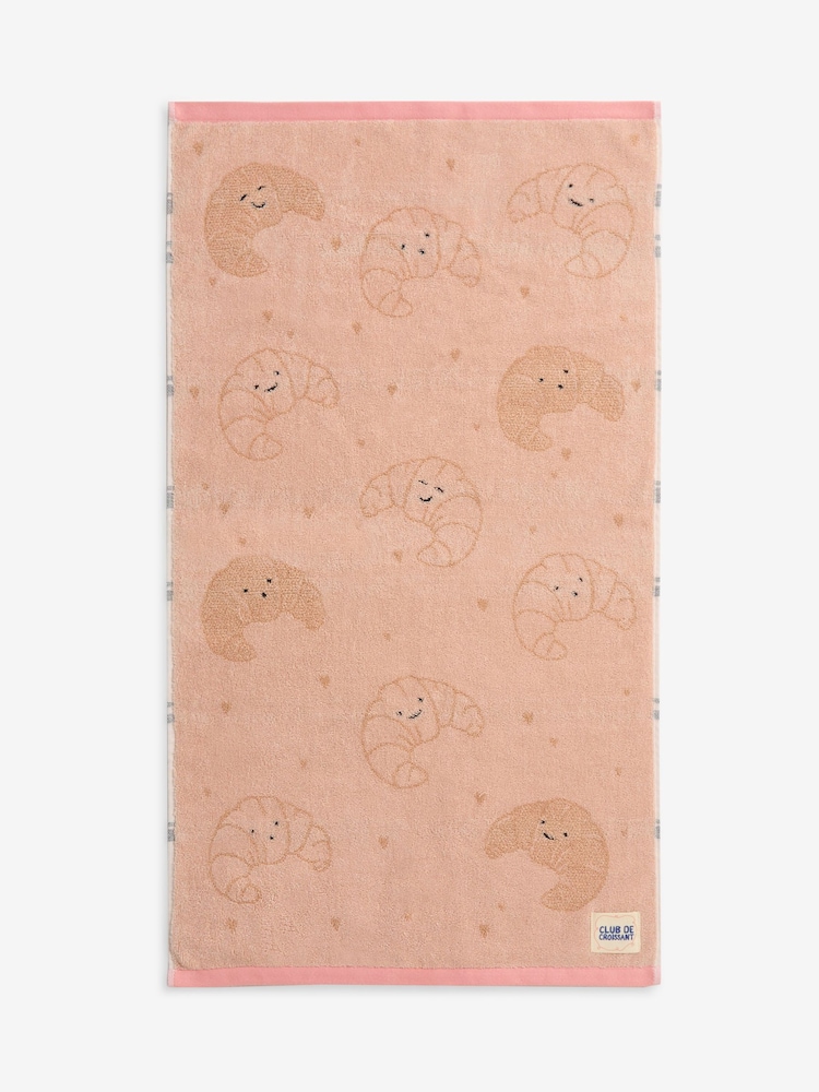 Natural Croissant 100% Cotton Towels - Image 5 of 5