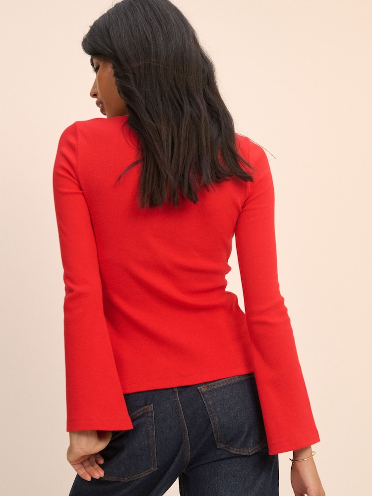 Nobodys Child Slash Neck Cardigan - Bild 2 von 5