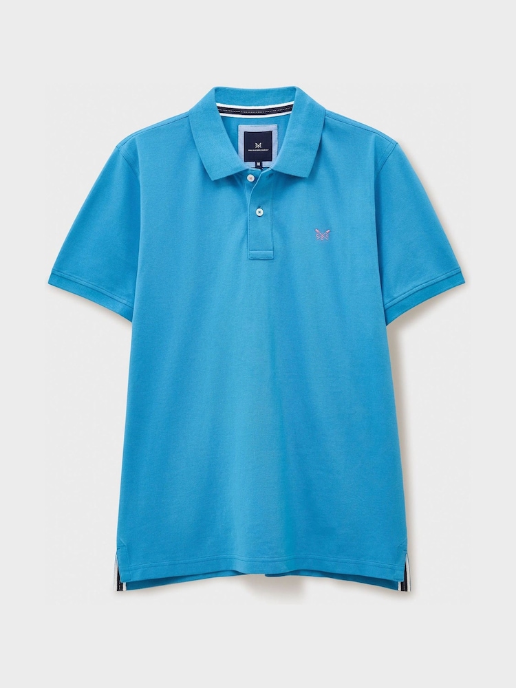 أزرق - قميص بولو بيكيه Classic من Crew Clothing - صورة 5 من 5 أزرق - قميص بولو بيكيه Classic من Crew Clothing - صورة 5 من 5