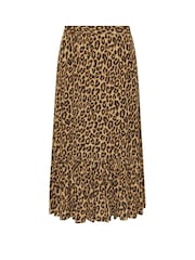 Evans Animal Print Brown Skirt - Image 5 of 5
