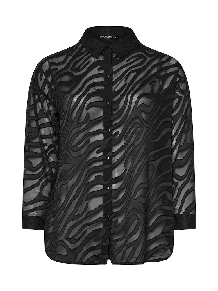 Evans Zebra Burnout Shirt - Image 5 of 5