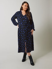 Evans Jersey Crepe Black Dress - Image 2 of 5