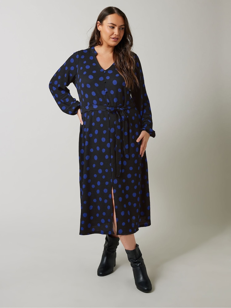 Evans Jersey Crepe Black Dress - Image 2 of 5