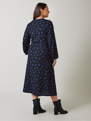 Evans Jersey Crepe Black Dress - Image 3 of 5