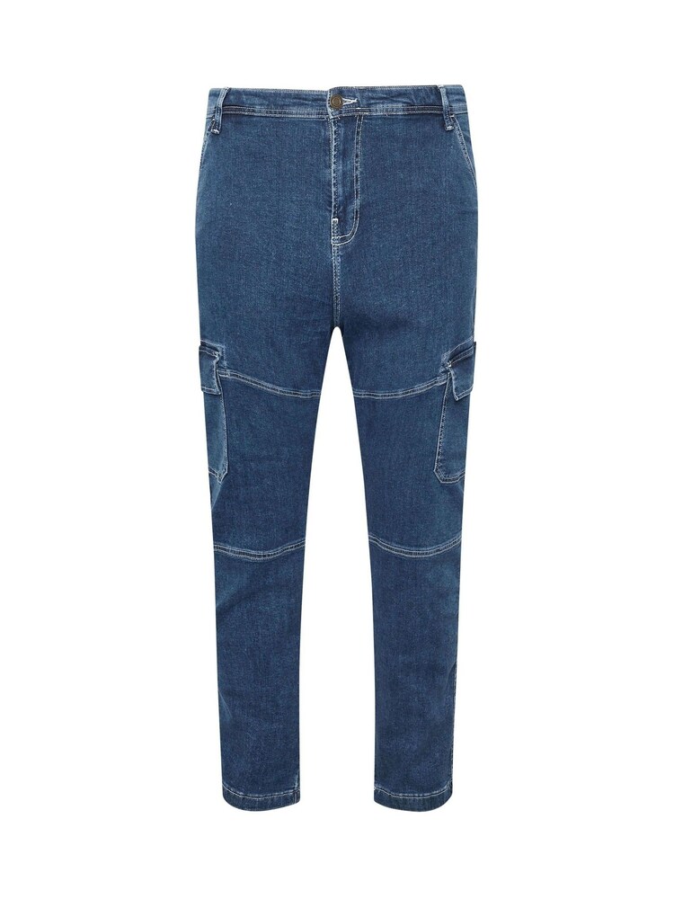 BadRhino Big & Tall Blue Stretch Cargo Jeans - Image 5 of 5