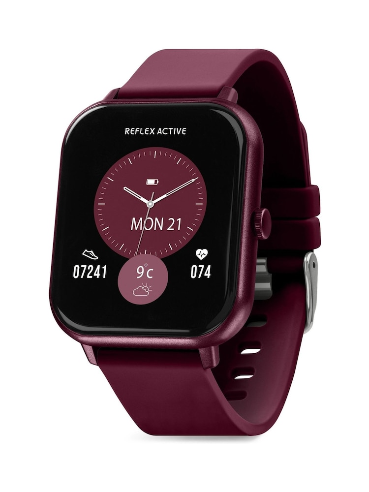 Peers Hardy Red Reflex Active Nexus Lite Berry Silicone Strap Smart Watch - Image 1 of 7