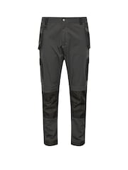 BadRhino Big & Tall Black Workwear Cargo Trousers - Image 4 of 5