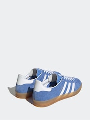 adidas Originals Blue/White Gazelle Trainers - Image 3 of 8