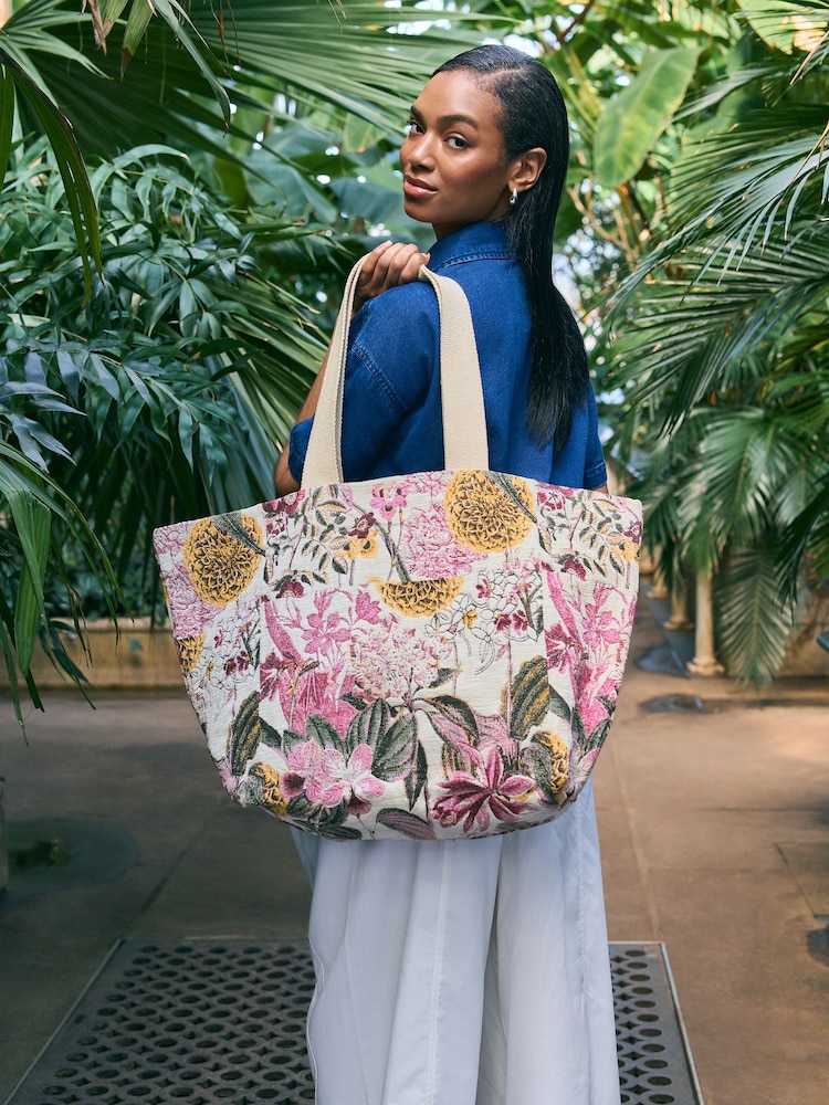 Rosa - Kew Gardens Tapestry Shoulder Bag - Imagen 1 de 9