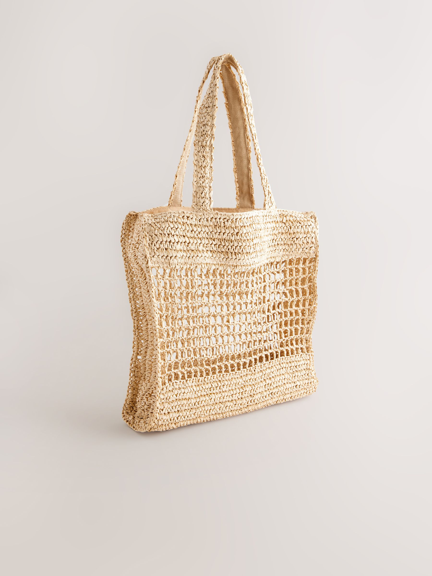 Buy Neutral Straw Effect Shoulder Bag from the Next UK online shop