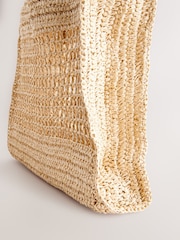Neutral Straw Shoulder Bag - Image 8 of 8