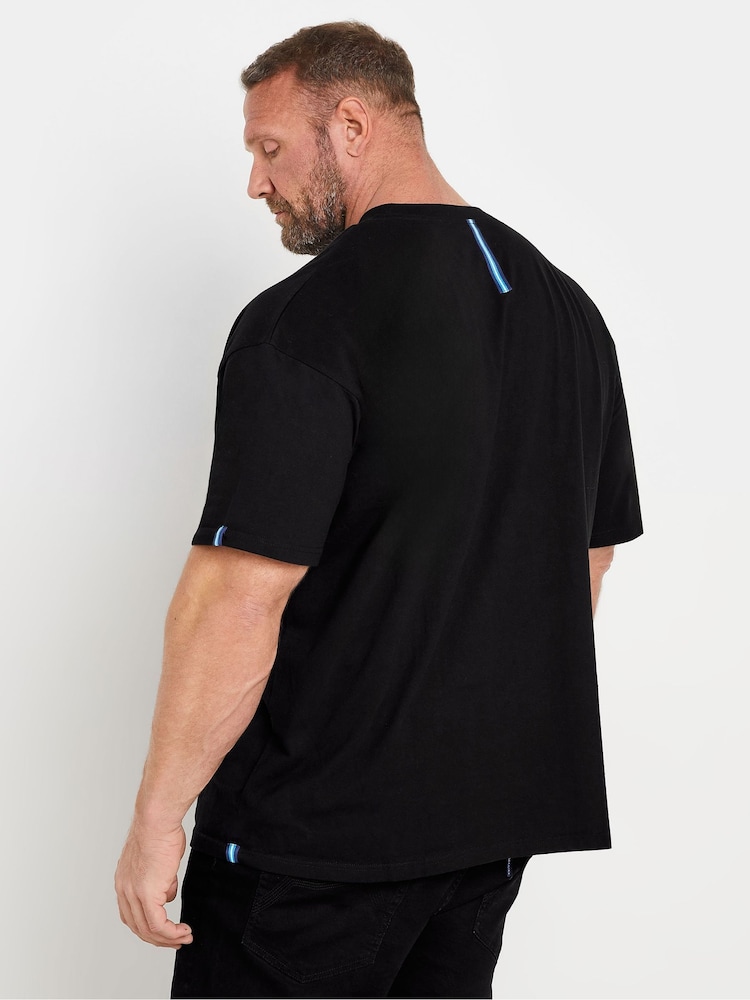 BadRhino Big & Tall Black Workwear 100% Cotton T-Shirt - Image 2 of 4