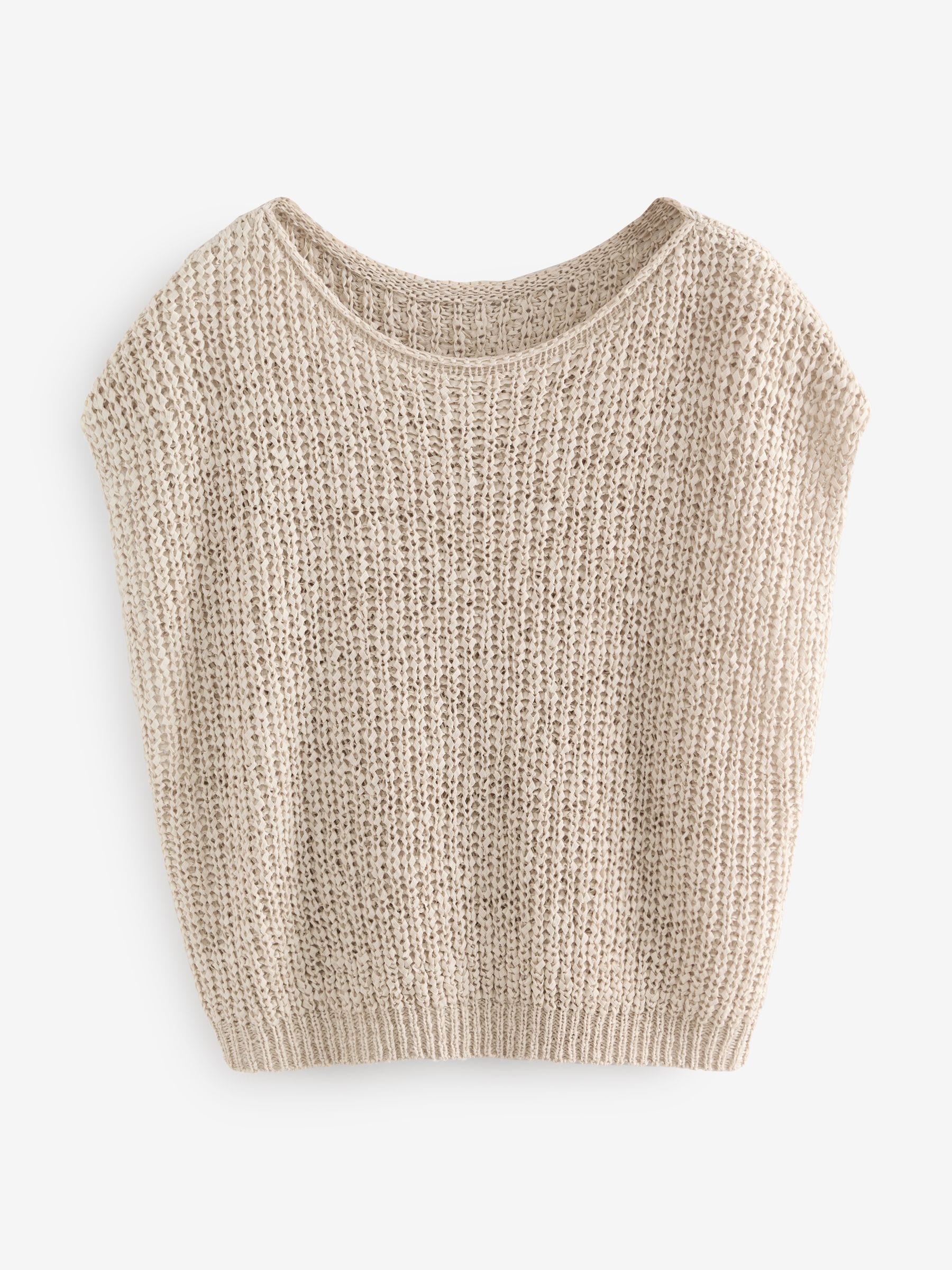 Buy Stone Slouchy Knit Tank from Next USA