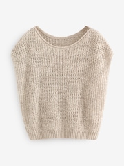 Stone Slouchy Knit Tank - Image 5 of 7