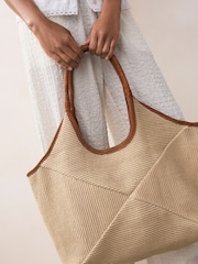 Natural Jute Shoulder Bag - Image 3 of 9