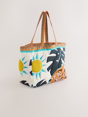 Multi 100% Cotton Printed Shoulder Bag - Image 2 of 5
