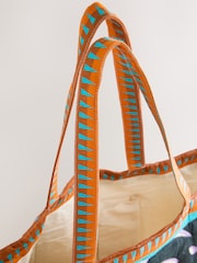 Multi 100% Cotton Printed Shoulder Bag - Image 5 of 5