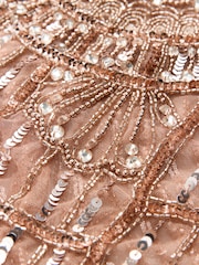 Rose Gold Embellished Cape - Image 7 of 8