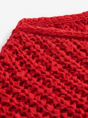 Red Slouchy Knit Tank - Image 8 of 8
