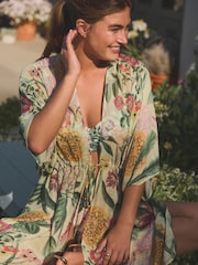 Floral Kew Collection Tie Waist Kimono - Image 3 of 9