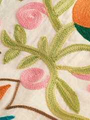 Bright Floral Print Embroidered Cropped Waistcoat - Image 10 of 10