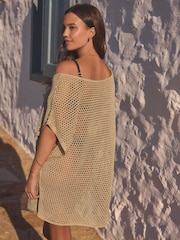 Gold Knitted Cover-Up - Image 2 of 8