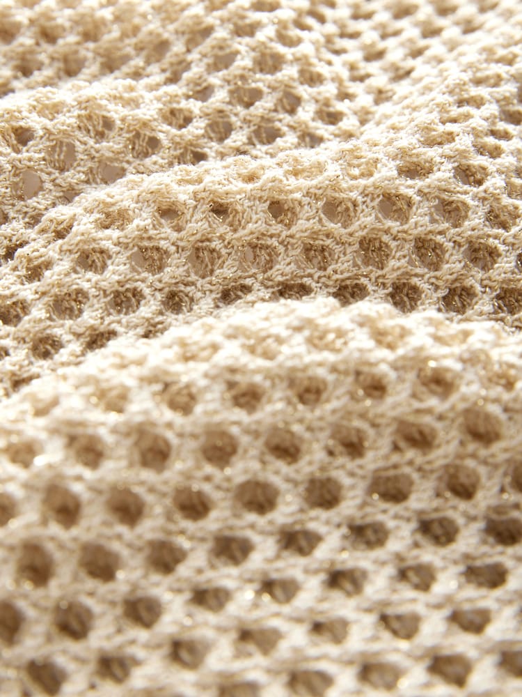 Gold Knitted Cover-Up - Image 8 of 8