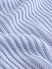 Lilac Knitted Beach Shirt - Image 8 of 9