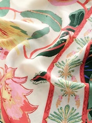 Tropical Floral Short Kimono Cover-Up - Image 8 of 9
