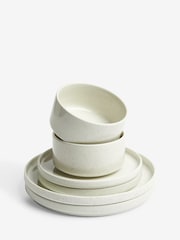 12 Piece Natural Cream Hayden Dinner Set - Image 1 of 1