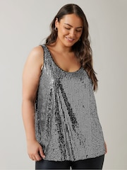 Evans Sequin Vest - Image 1 of 6