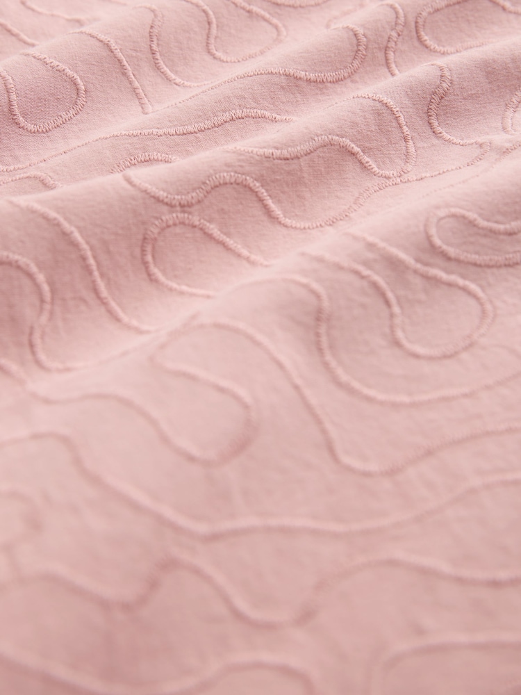 Pink Textured Short Sleeve Shirt - Image 7 of 7
