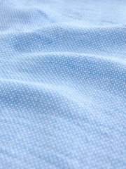 White/Blue/Pink Cotton Linen Blend Short Sleeve Shirt Multipack - Image 11 of 11