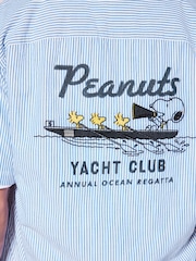 Blue Snoopy Printed Short Sleeve Shirt - Image 5 of 9