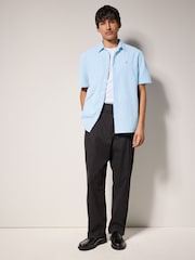 Blue Stripe Seersucker Short Sleeve Shirt - Image 2 of 8