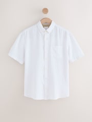 Multi Cotton Linen Blend Short Sleeve Shirt Multipack - Image 10 of 12