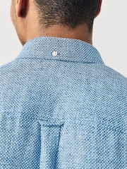 Multi Cotton Linen Blend Short Sleeve Shirt Multipack - Image 7 of 12