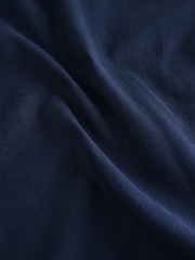 Navy Blue Stretch Oxford Short Sleeve Shirt - Image 7 of 7